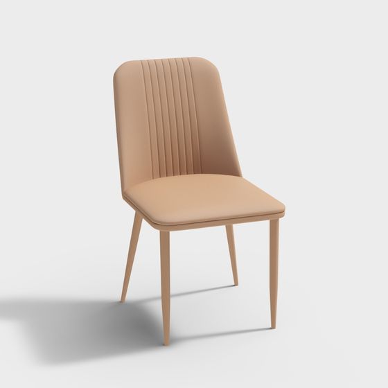 Stylish Dining Chair 3D model for Modern Interiors