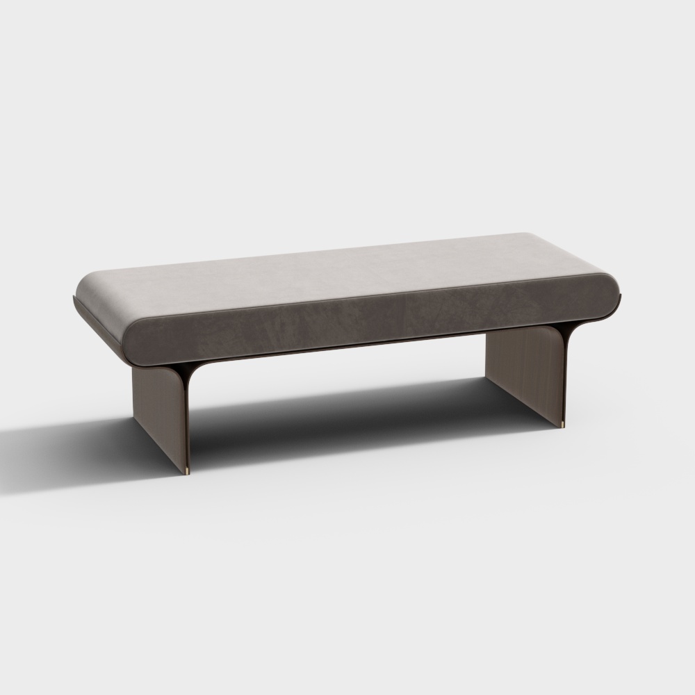 New Chinese-style tea room long tea stool fabric