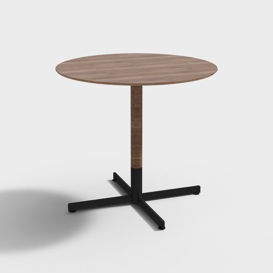 Stylish Round Table 3D model for Modern Interiors