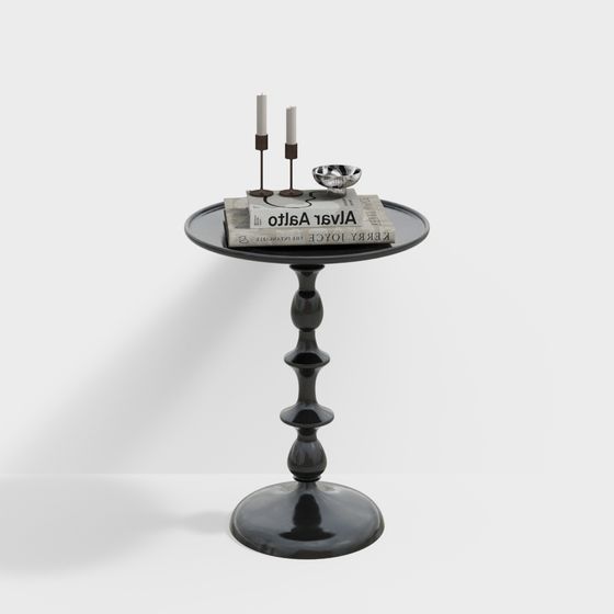 Elegant Low-Poly Accent Table 3D model