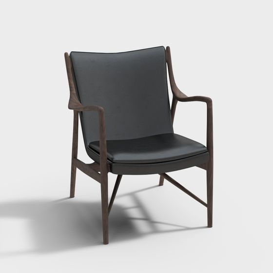 Stylish Urban Recliner Chair 3D model