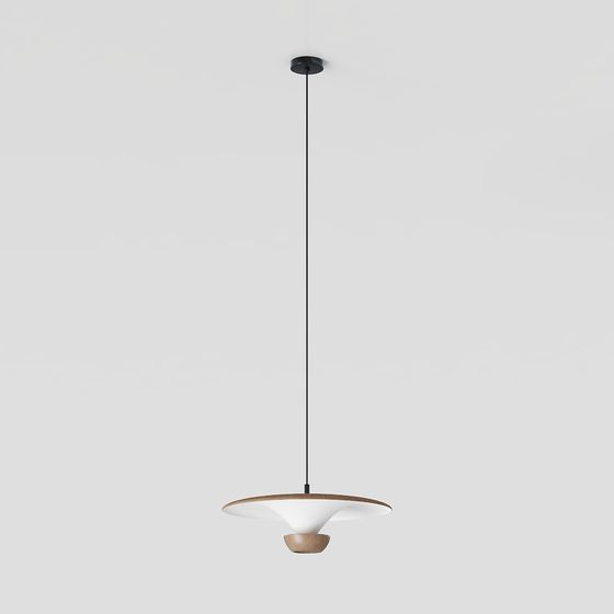 Stylish Low-Polygon Chandelier 3D model for Modern Spaces