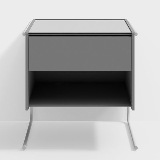 Modern Minimalist Nightstand 3D model