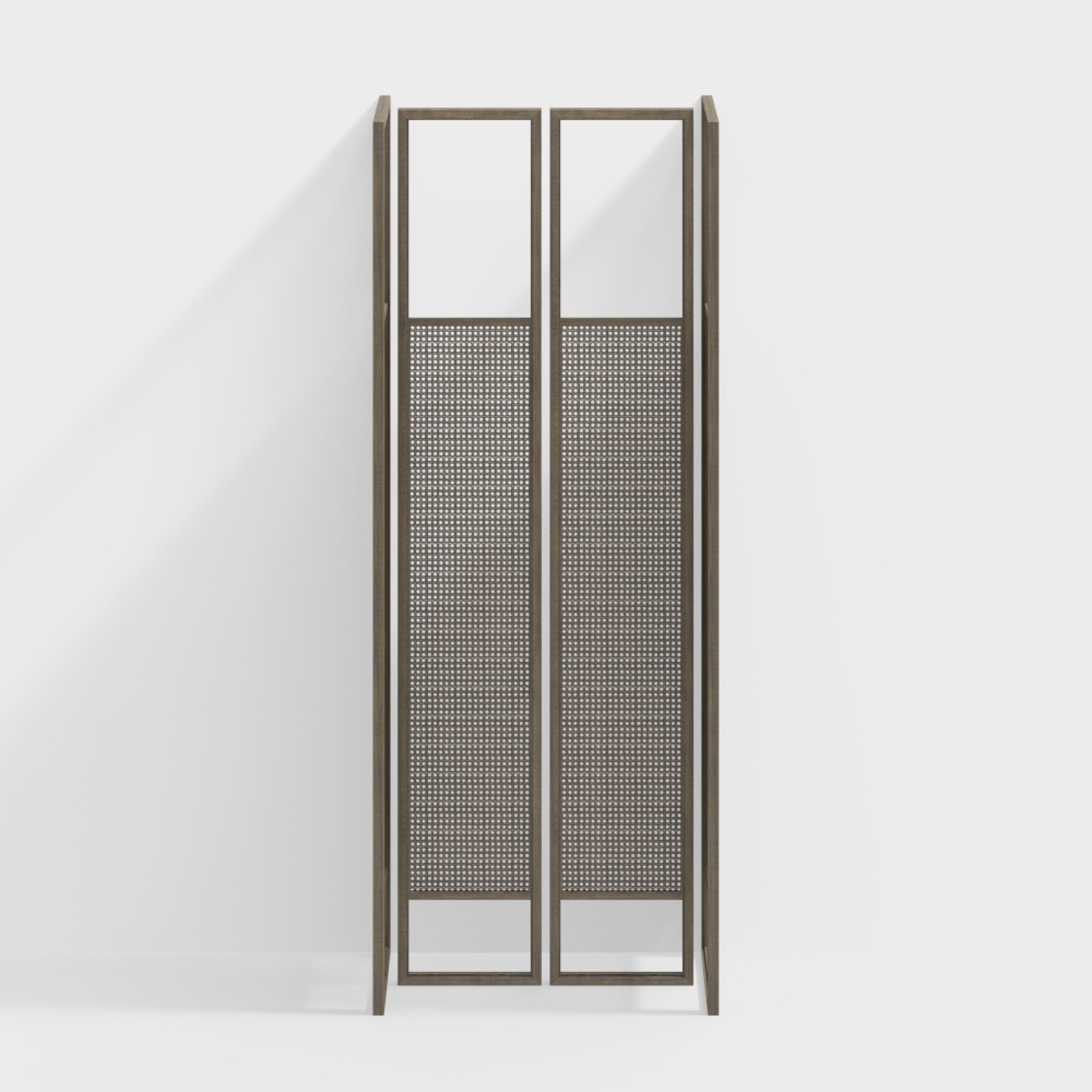 중국 전통 선 찻집 대나무 스크린