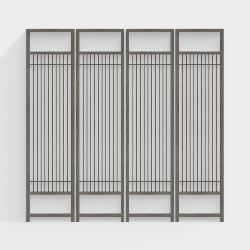 จอพาร์ติชันไม้เนื้อแข็งห้องชาสไตล์เซนจีนเนโอ