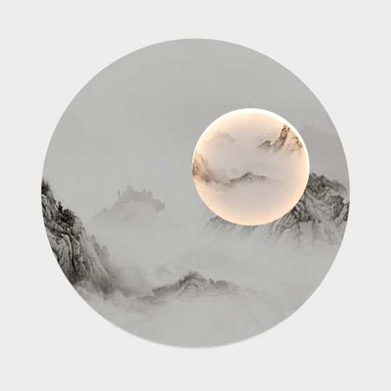 Serene Moonrise 3D model