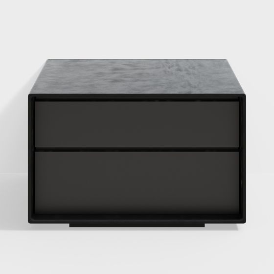 Elegant Minimalist Nightstand 3D model