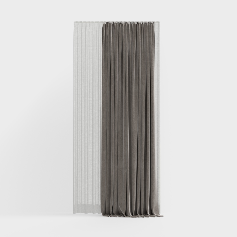 Cortinas de tela para sala de té de estilo chino nuevo