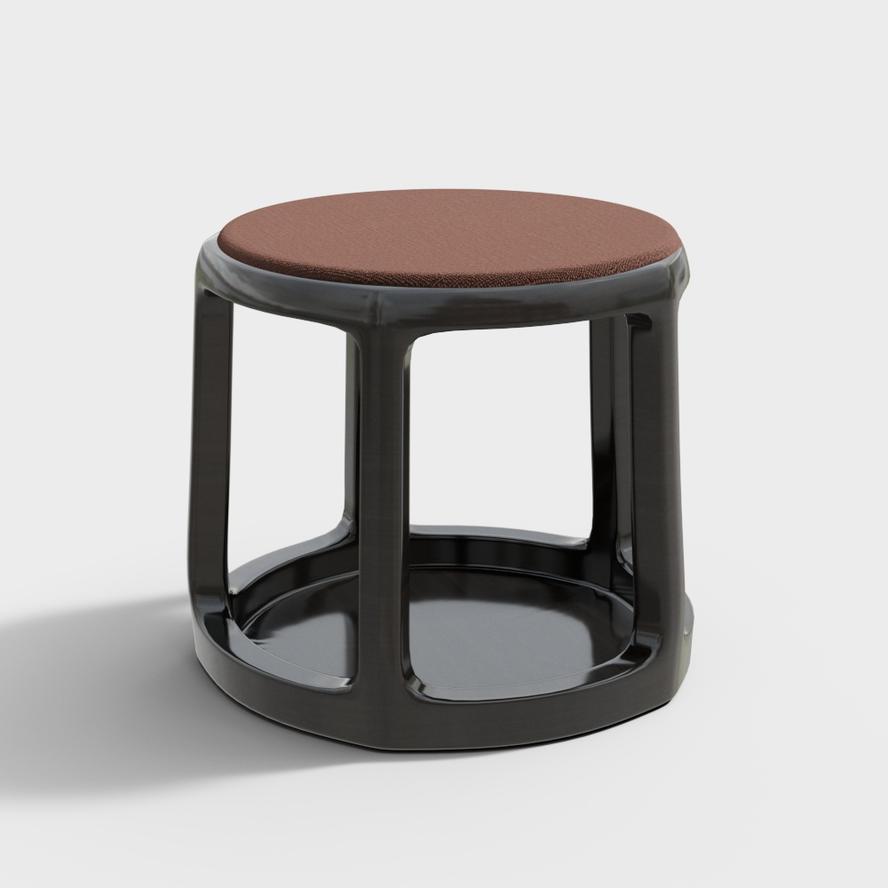 Poltrona rotonda per sala da tè in stile neo-cinese