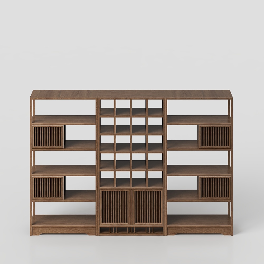 New Chinese-style Tea Room Display Cabinet