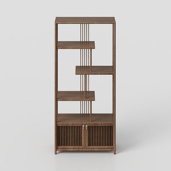 Urban Elegance Bookshelf 3D model