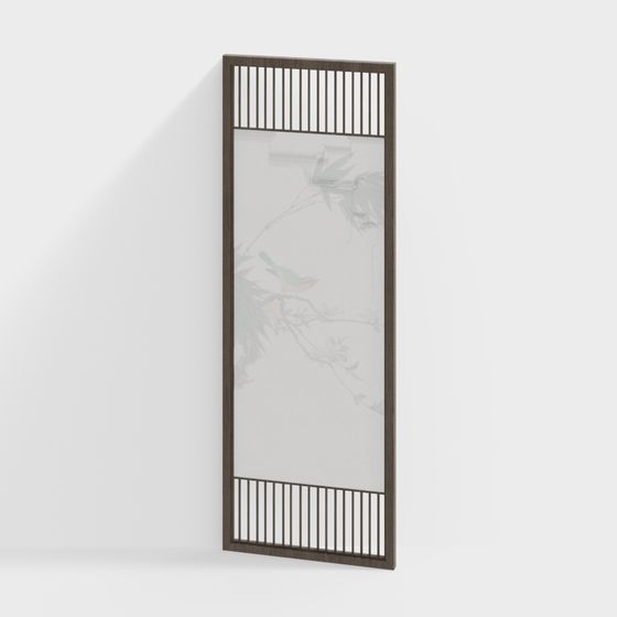 Zen Style Screen 3D model