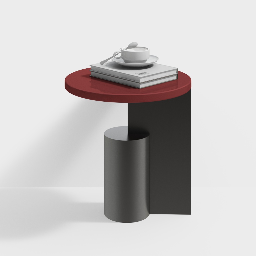 Modern Multi-Person Sofa 02 Side Table