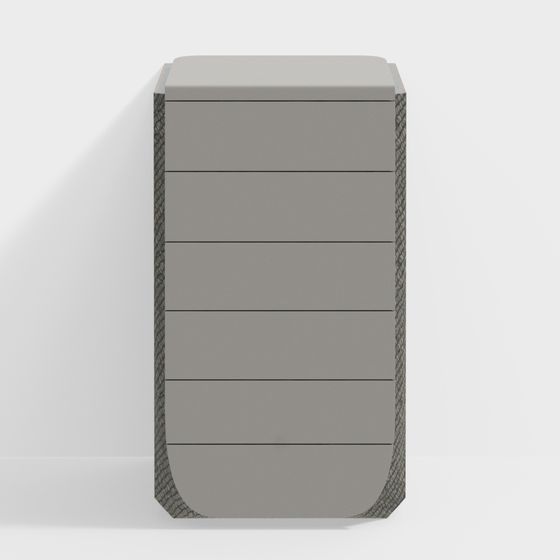 Minimalist Storage Cabinet 3D model