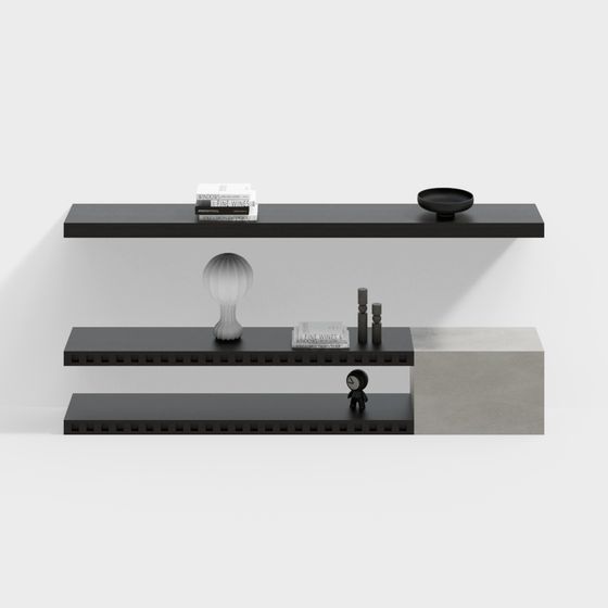 Urban Shelf 3D model for Stylish Spaces