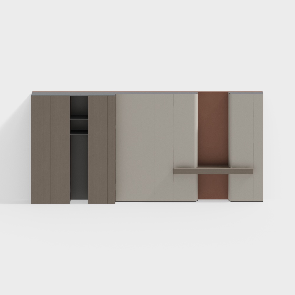 New Chinese-Style Tea Room Background Wall