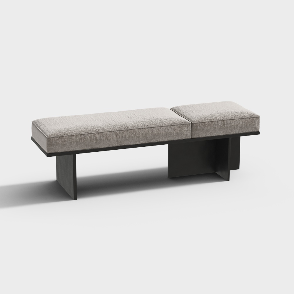 New Chinese-style Tea Room Long Tea Bench