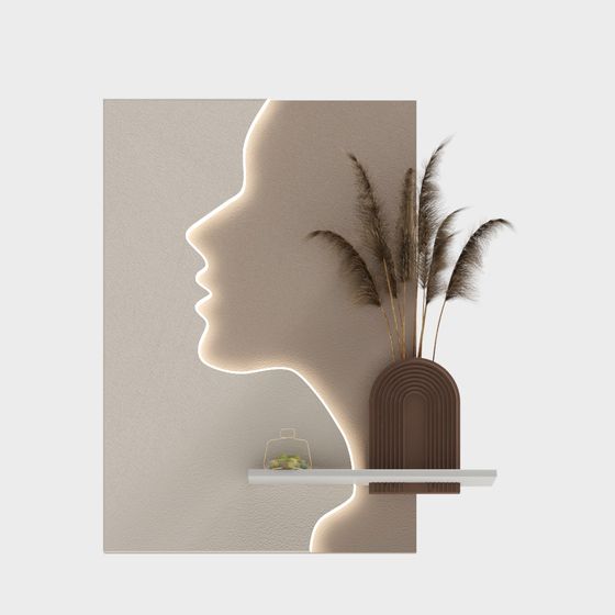 Profile Wall Art 3D model