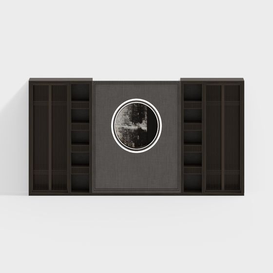 Urban Elegance Bookshelf 3D model for Contemporary Spaces