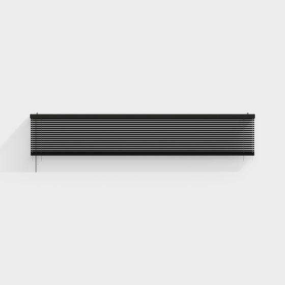 Minimalist Louvered Window 3D model