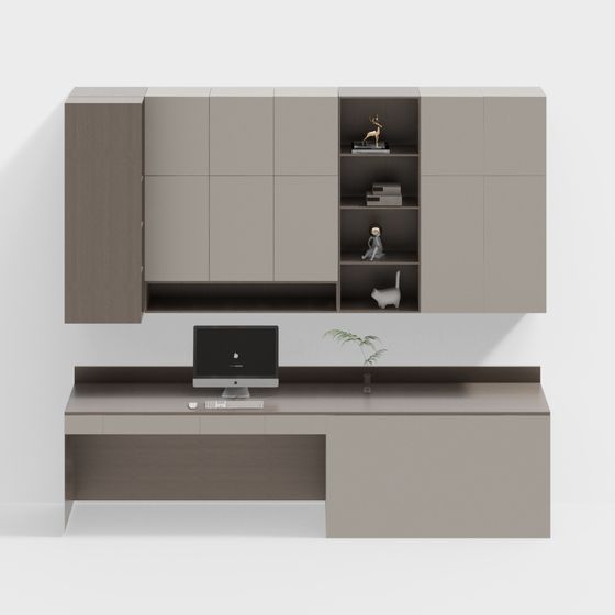 Urban Workspace 3D model for Modern Design