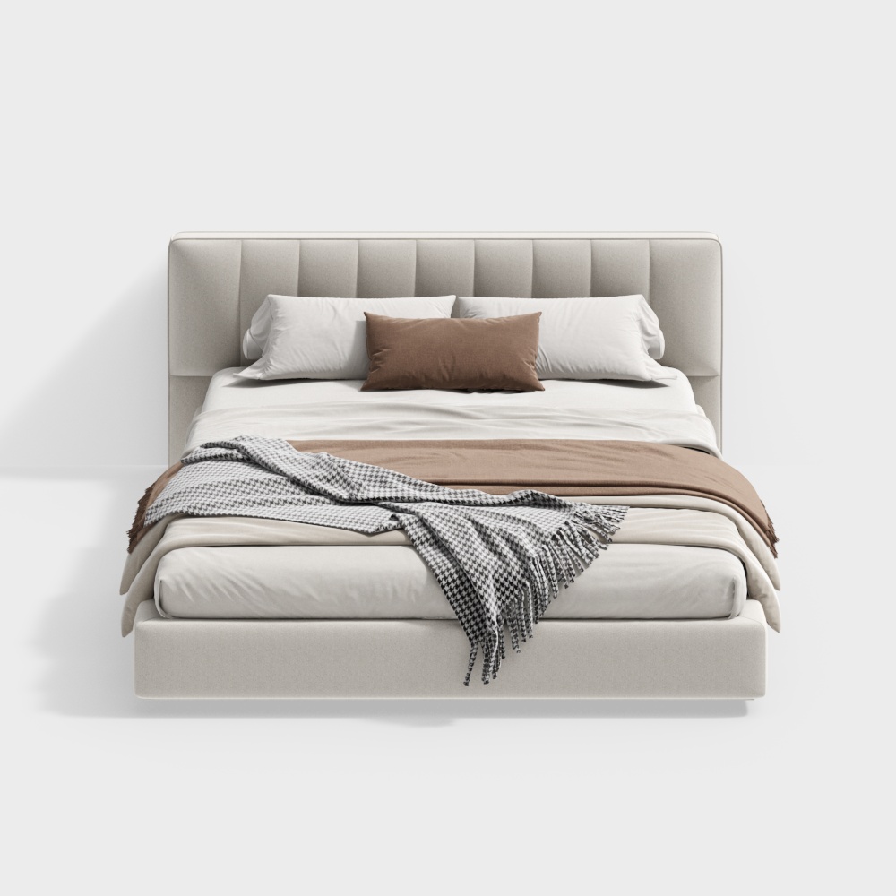 Melon - Cream Wind Double Bed 1