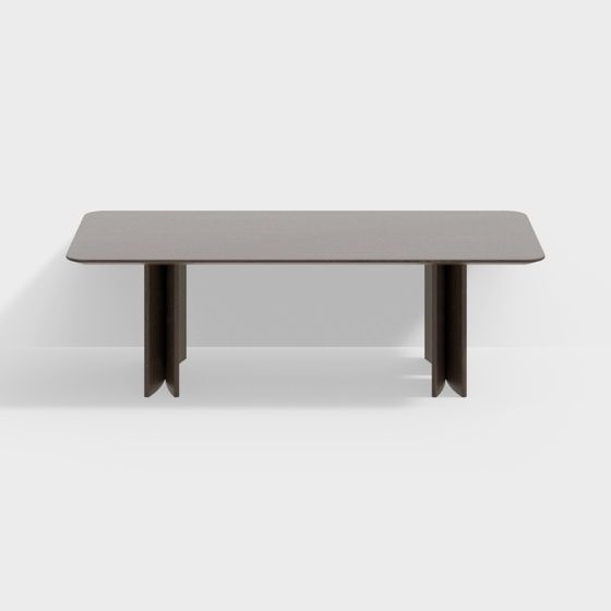 Sleek Dining Table 3D model