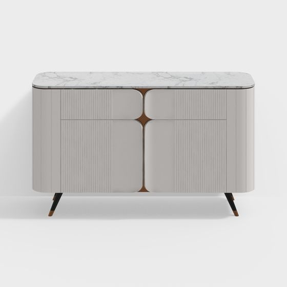 Urban Elegance Side Cabinet 3D model