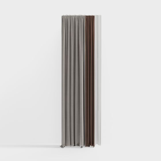 Stylish Curtain 3D model for Diverse Applications