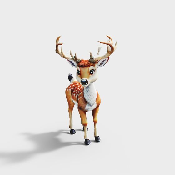 Jouet en Peluche Cerf Cartoon Mignon