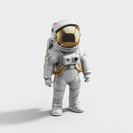 Astronaut Suit 3D Model for Creative Projects