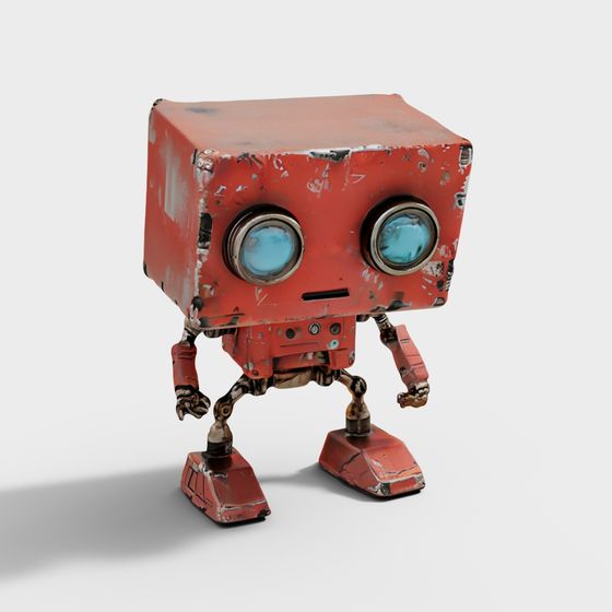 Mechanical Cube 3D model for Industrial Projects