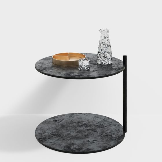 Minimalist Round Table 3D model