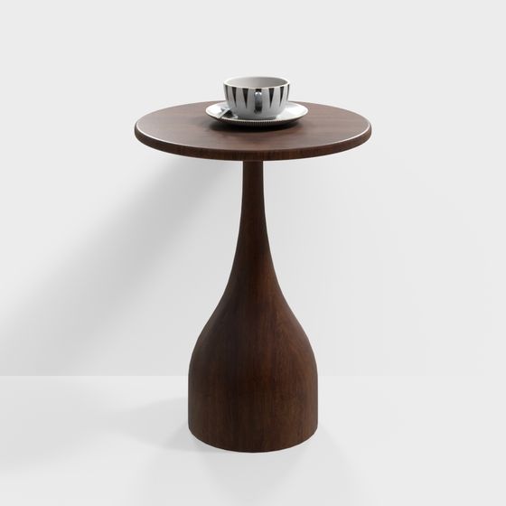 Elegant Round Table 3D model for Modern Aesthetics