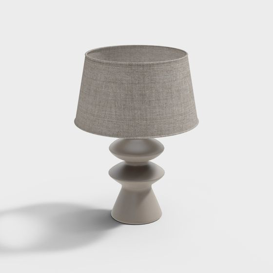 Stylish Low-Poly Table Lamp 3D model