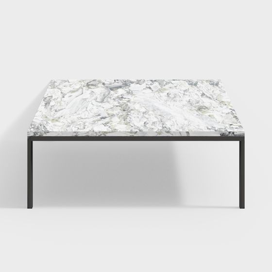 MOROSO Inà Table 3D Model - Modern L-Shape in Multicolor