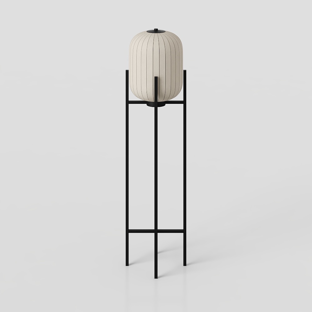 新中式宋風茶室落地燈