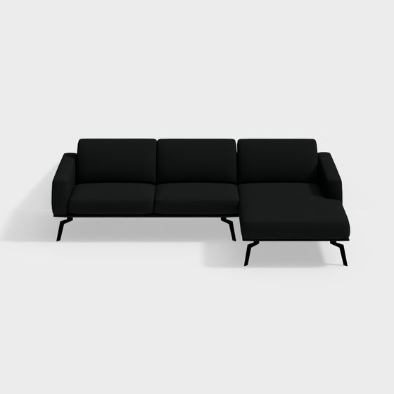Urban Comfort 3D model Sofa for Modern Interiors