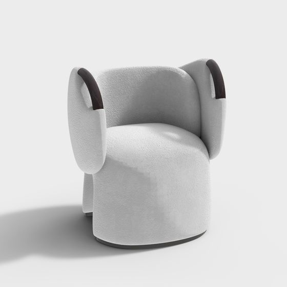 Elegant Cloud Sofa 3D model for Interior Projects