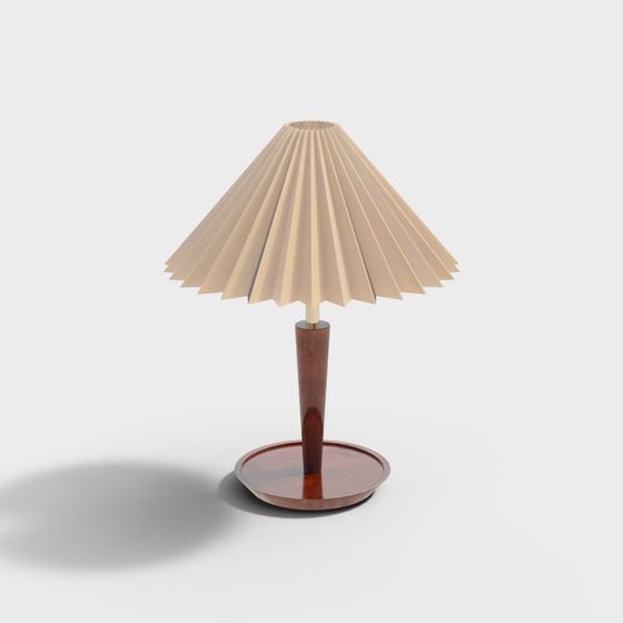Low Poly Stylish Table Lamp 3D model