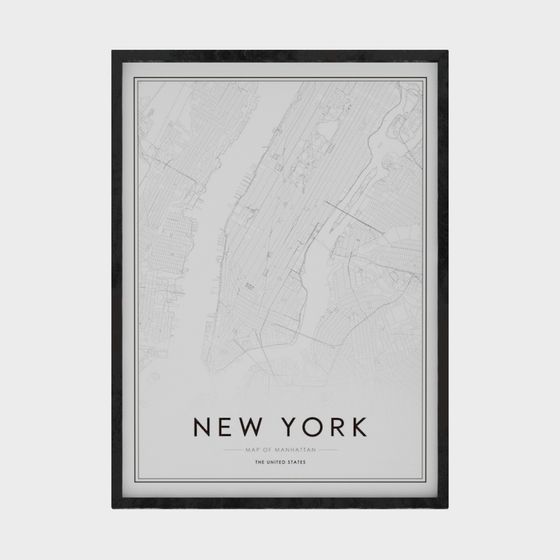 Stylish Manhattan Map 3D Model for Creative Projects