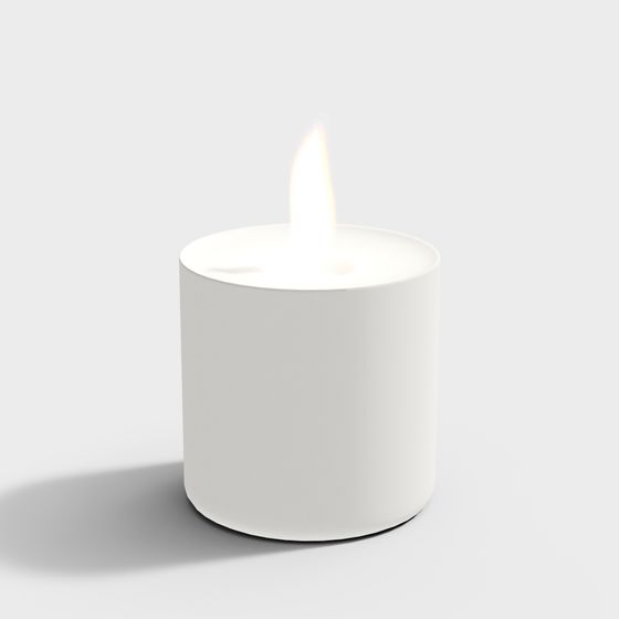 Minimalist Candle 3D model