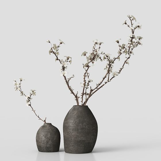 Low Poly Flower Vase 3D model