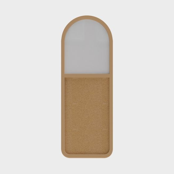 Arched Cork Board 3D model