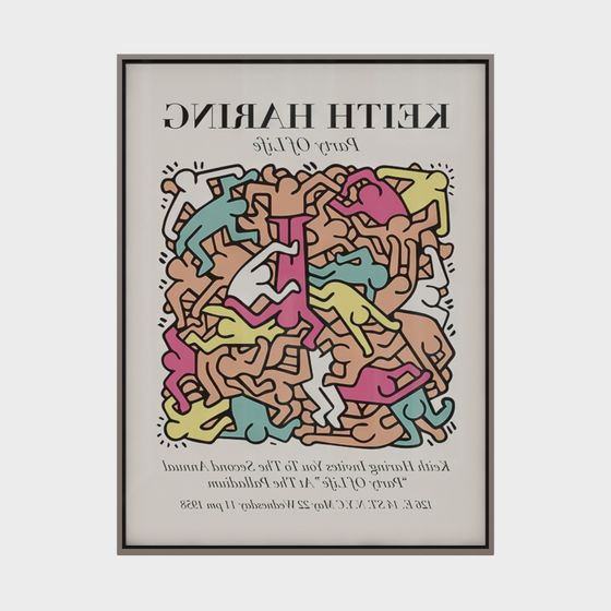 Keith Haring's 'Part of Life' 3D Model