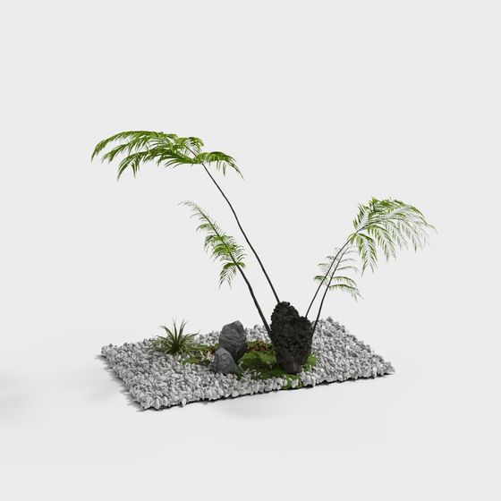 Tropical Garden 3D model