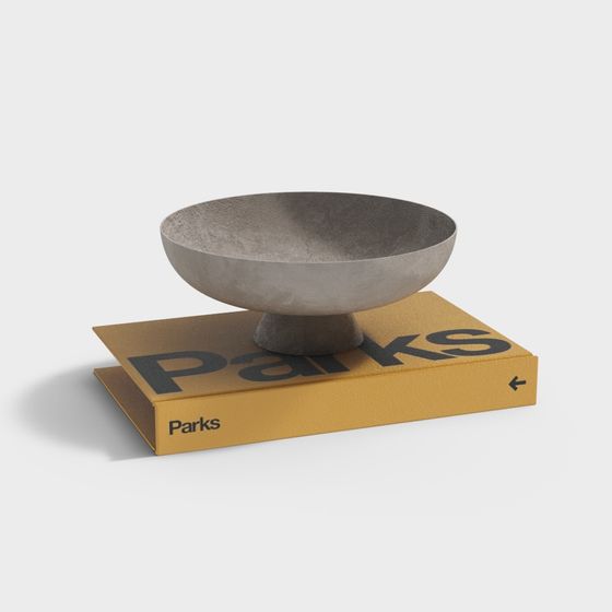 Parks Bowl 3D model - Modern Aesthetic for Creative Use