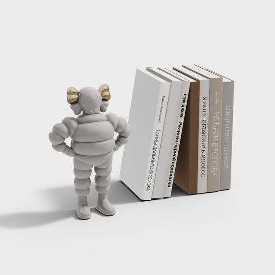 Chubby Bookshelf 3D model