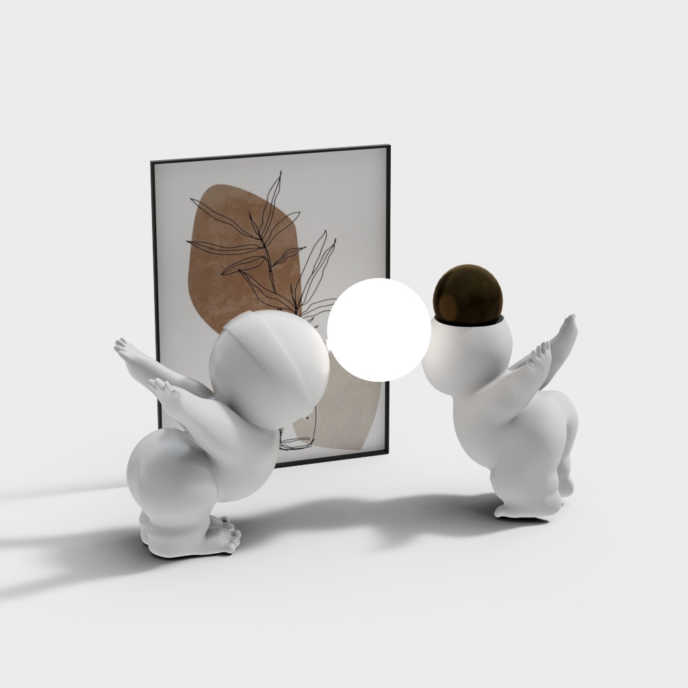 Modern Sculpture Decorative Set