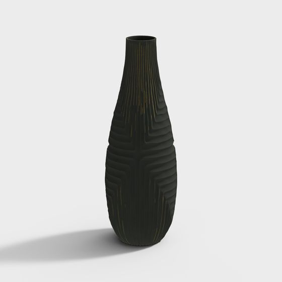 Abstract Art Vase 3D model
